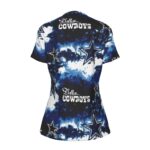 Dallas Cowboys Zubaz All-Over Print Women's Round T-Shirt|210GSM - Image 4