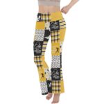 Pittsburgh Steelers All-Over Print Women's Reversible High-Waisted Yoga Pants - Image 2