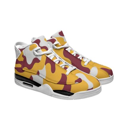 Washington Commanders camo Shock Absorption and Non-Slip Basketball Shoes