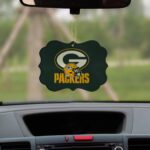 Green Bay Packers Irregular Acrylic Pendant With Gold Thread - Image 2