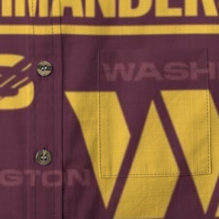 Washington Commanders  Children's Shirt With Pocket | 125GSM Cotton - Image 7