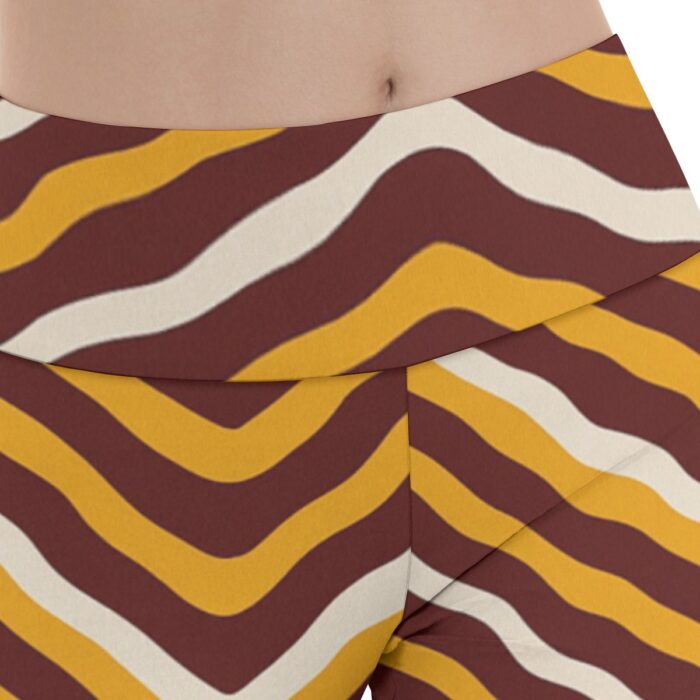 Washington Commanders zubaz Women's Reversible High-Waisted Yoga Pants - Image 3