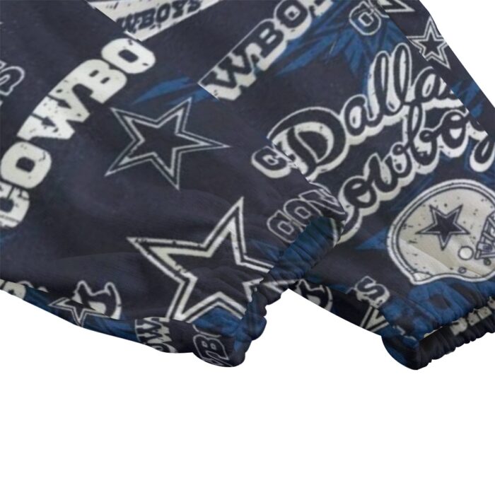 Dallas Cowboys Zubaz All-Over Print Unisex Knitted Fleece Pants - Image 2