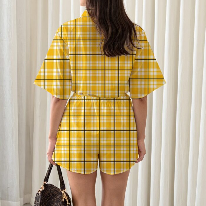 Pittsburgh Steelers All-Over Print Women's Shirt Suit|150GSM - Image 2
