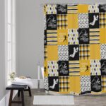 Pittsburgh Steelers Zubaz Shower Curtains 150（gsm） - Image 2