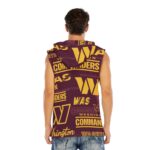 Washington Commanders Men’s Sleeveless Pullover Hoodie - Image 4