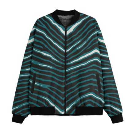 Philadelphia Eagles Zubaz All-Over Print Men’s Fleece Bomber Jacket