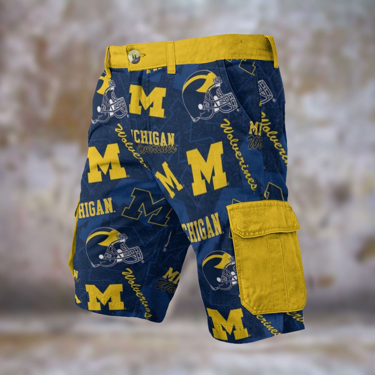 Michigan - Wolverines navy Cargo Shorts