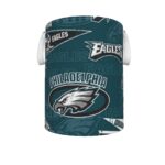 Philadelphia Eagles Zubaz All-Over Print Foldable Laundry Basket - Image 2