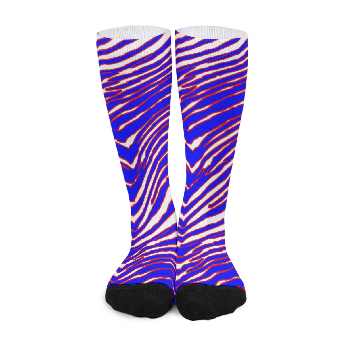 Buffalo Bills Zubaz All-Over Print Unisex Long Socks - Image 2
