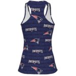 New England Patriots Zubaz All-Over Print Women's Workout Tank Top|210GSM