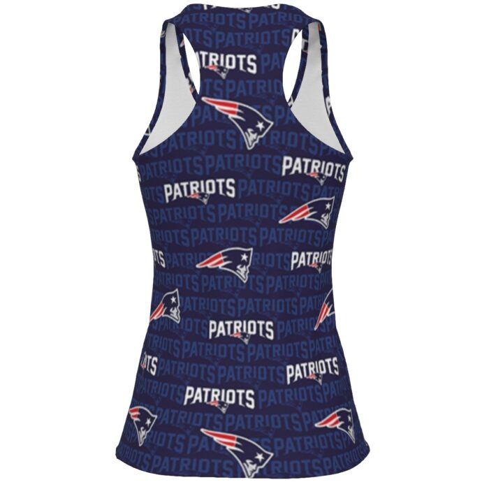 New England Patriots Zubaz All-Over Print Women's Workout Tank Top|210GSM - Image 1
