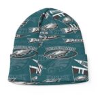 Philadelphia Eagles Zubaz All-Over Print Knitted Hat - Image 5