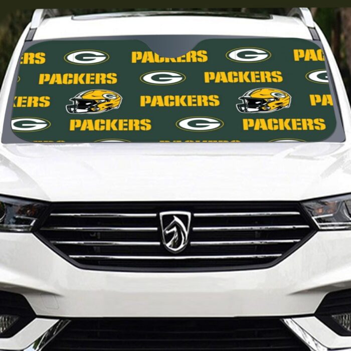 Green Bay Packers Windshield Sunshade | 145cm(57.1”) - Image 2