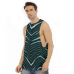 Philadelphia Eagles Zubaz All-Over Print Men's O-neck Long Tank Top - Image 2