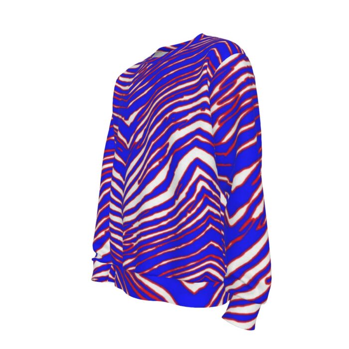 Buffalo Bills Zubaz All-Over Print Men's Sweater - Image 2