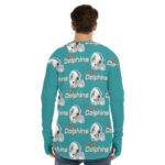 Miami Dolphins Zubaz All-Over Print Men's Fingerless Long Sleeve T-shirt