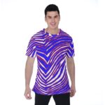 Buffalo Bills Zubaz All-Over Print Men's T-shirt | Birdseye - Image 4