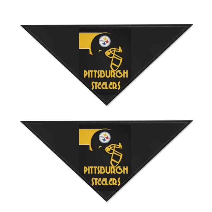 Pittsburgh Steelers Zubaz All-Over Print Pet's Scarf - Image 3