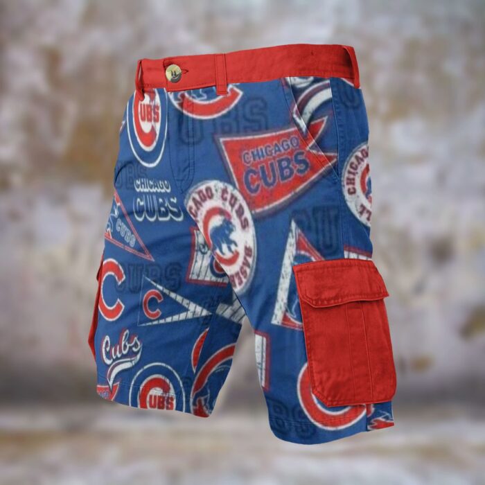 Chicago Cubs Cargo Shorts - Image 1