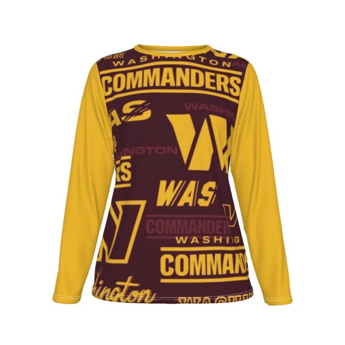 Washington Commanders Women's Oversized T-shirt | 190GSM Cotton - Image 1
