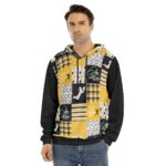 Pittsburgh Steelers All-Over Print Men's Pullover Hoodie | Velvet - Image 4