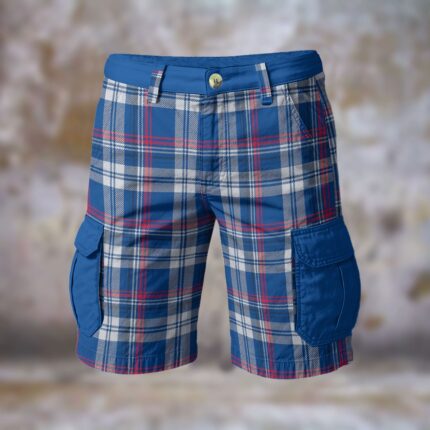 Buffalo Bills tartan Cargo Shorts
