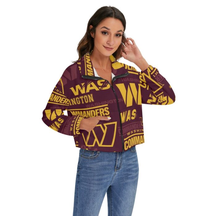 Washington Commanders  Women's Zip Jacket - Image 4