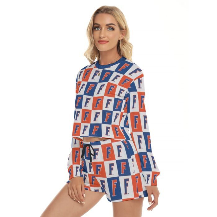 Florida - Gators Women's Short Sweatshirt And Pants Suit - Image 2