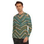 Miami Dolphins Zubaz All-Over Print Men's Long Sleeve Tight surf clothing - Image 7