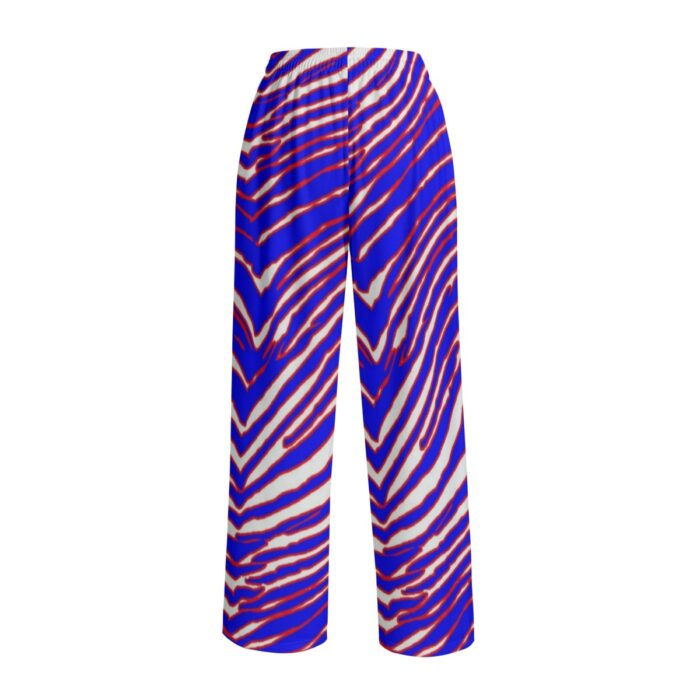Buffalo Bills Zubaz All-Over Print Unisex Wide Leg Pants | Interlock - Image 2