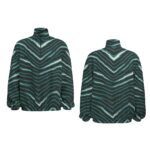 Philadelphia Eagles Zubaz All-Over Print Unisex Turtleneck Zippered Sweatshirt - Image 2