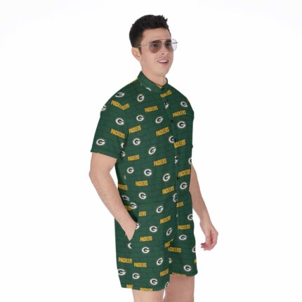 Green Bay Packers All-Over Print Men's Rompers