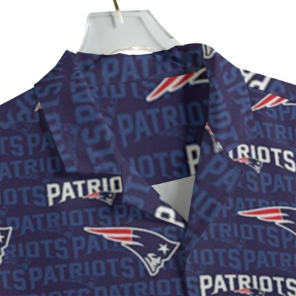 New England Patriots All-Over Print Men's Hawaiian Shirt