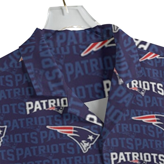 New England Patriots All-Over Print Men's Hawaiian Shirt - Image 1