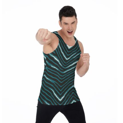 Philadelphia Eagles Zubaz All-Over Print Men's Tank Top