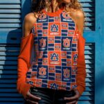 Auburn - Tigers Women's Cold Shoulder Sweatirt