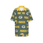 Green Bay Packers All-Over Print Teenage Polo Collar Jersey |210GSM - Image 5
