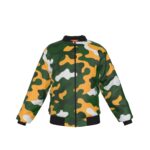 Green Bay Packers All-Over Print Men's Bomber Jacket With Sleeve Pocket - Image 2