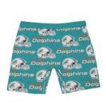 Miami Dolphins Zubaz All-Over Print Men's Long Boxer Briefs