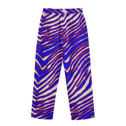 Buffalo Bills Zubaz All-Over Print Unisex Straight Casual Pants | 245GSM Cotton