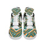 Miami Dolphins Zubaz All-Over Print Men's Air Cushion Basketball Shoes - Image 4