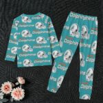 Miami Dolphins Zubaz All-Over Print Kid's Sleep Pajamas