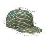 Miami Dolphins Zubaz All-Over Print Flat-Brim Baseball Cap With Box - Image 3