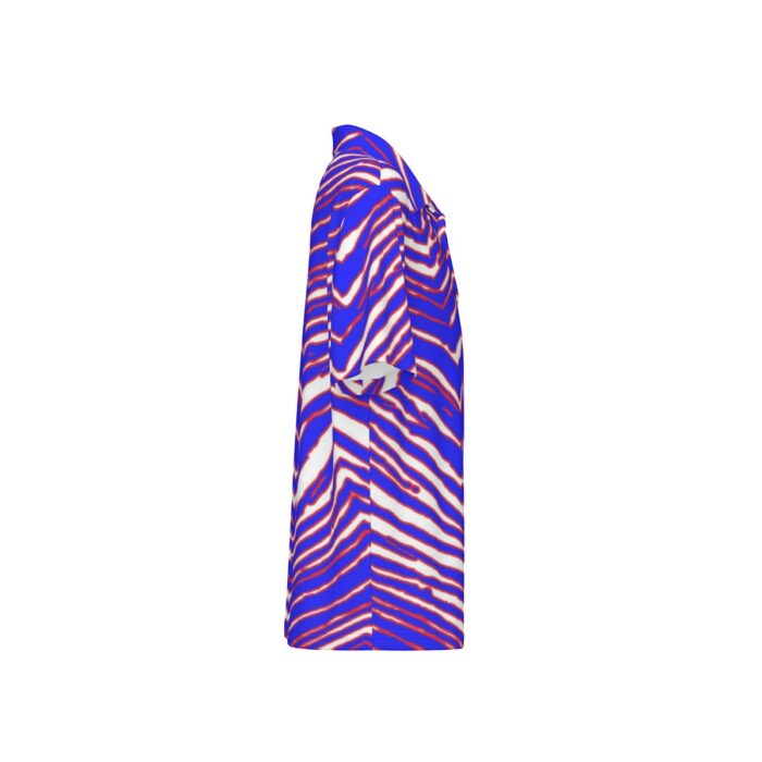 Buffalo Bills Zubaz All-Over Print Teenage Polo Collar Jersey |210GSM - Image 1