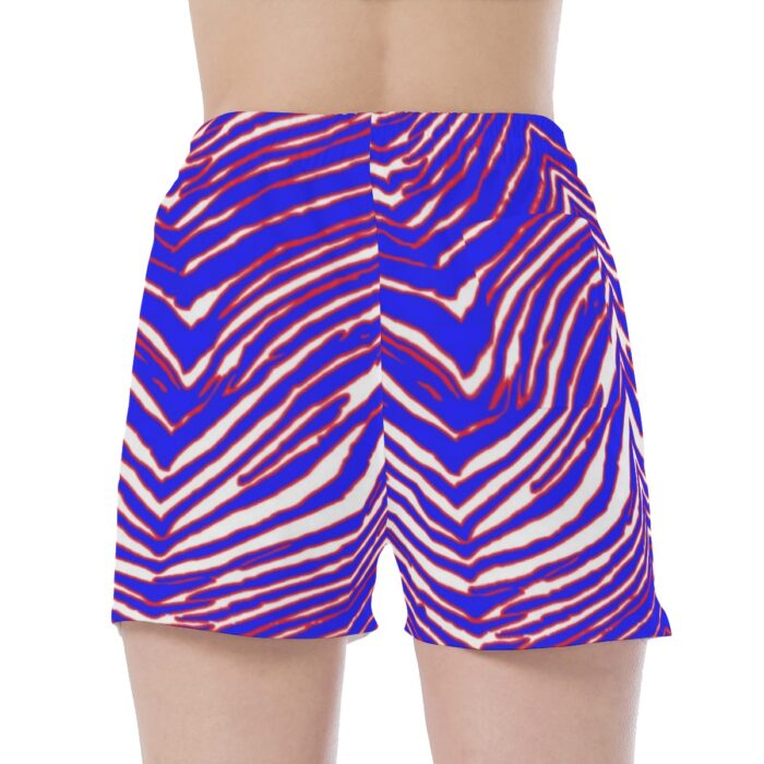 Buffalo Bills Zubaz All Over Print Wide Waistband Sport Shorts - Image 3