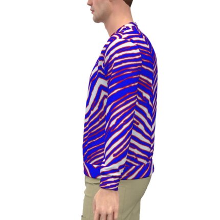 Buffalo Bills Zubaz All-Over Print Men's Sweatshirt