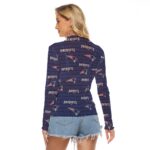 New England Patriots All-Over Print Women's Mesh T-shirt - Image 4