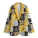 Pittsburgh Steelers All-Over Print Women's Leisure Blazer - Image 2
