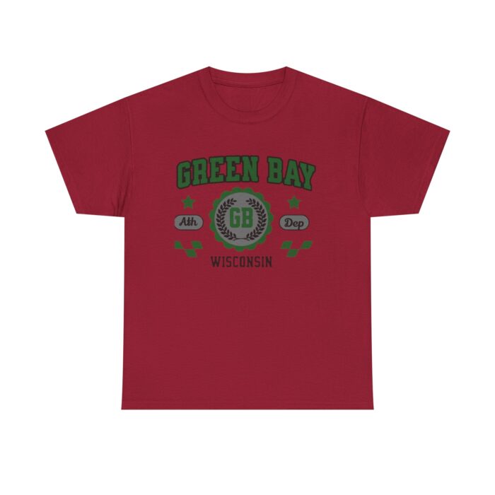 Wisconsin Green Bay  t-shirt Vintage Athletic Sports Design  Cotton Tee - Image 41